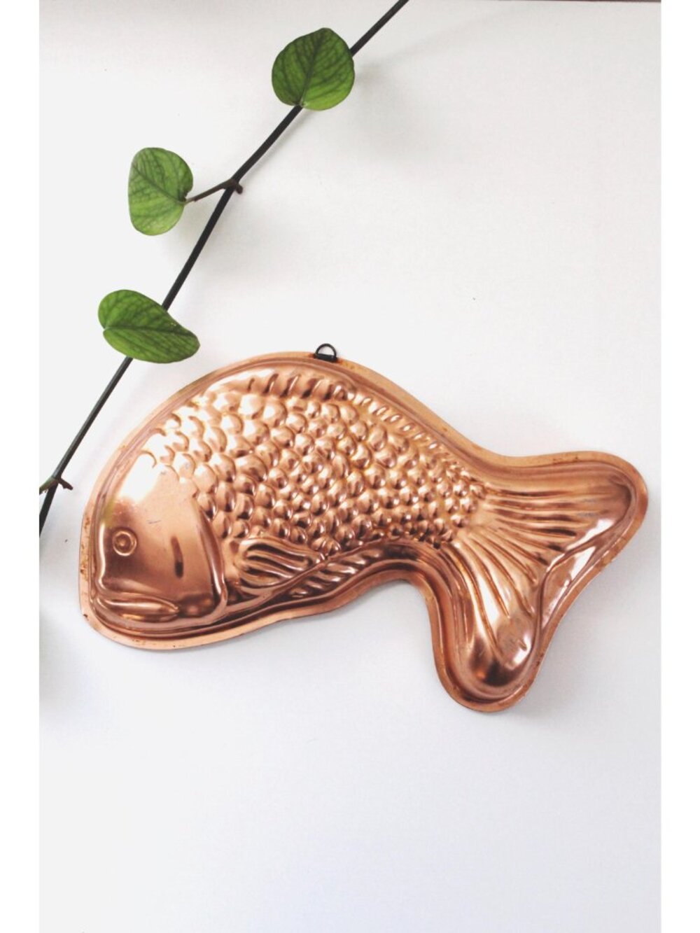 Vintage Copper Fish Wall Hanging Mold Large - Picture 3 of 5